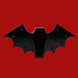 Rare dolls kill bat ring necklace jewelry wall holder Halloween goth vampire